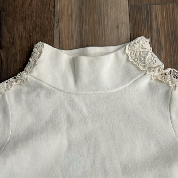Anthropologie cream long sleeve sweater - Picture 7 of 9